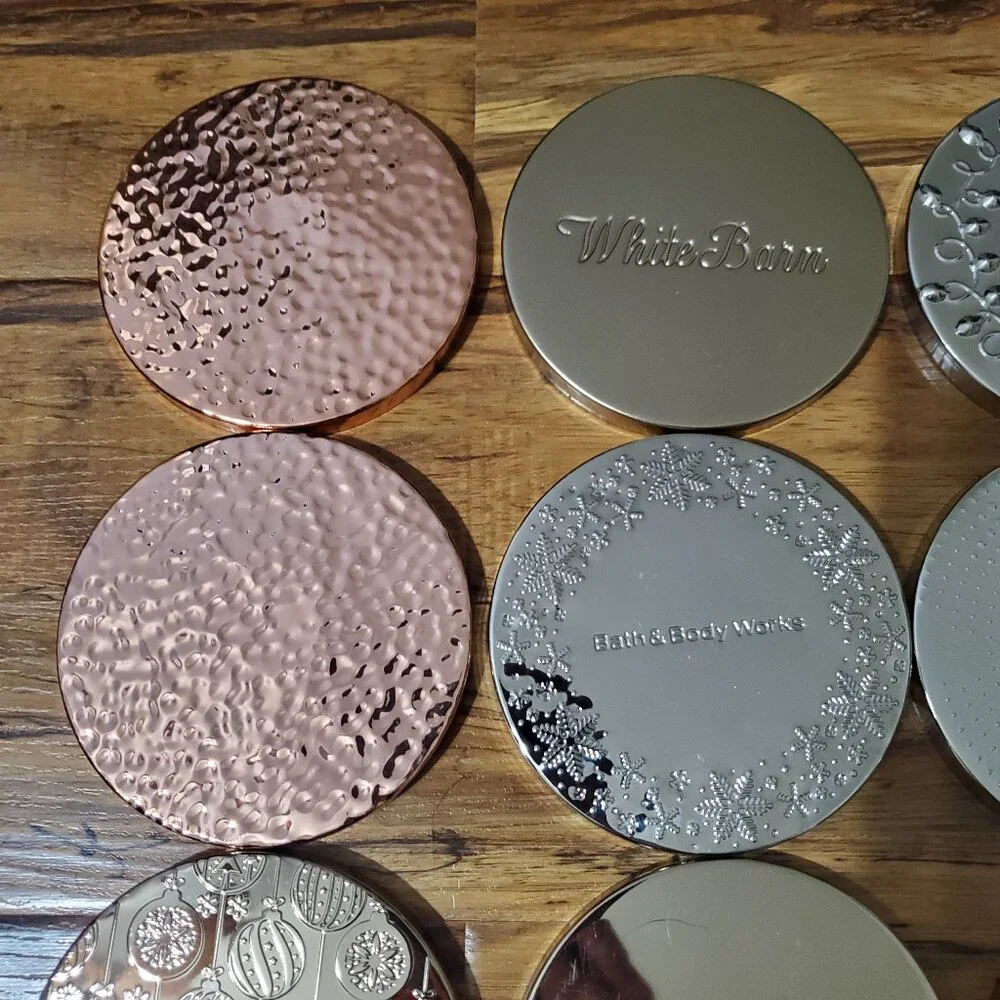 Bath & Body Works 3-Wick Candle Lids 17 Decorative Lids